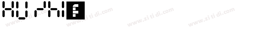 XU ZHI品牌字体字体转换